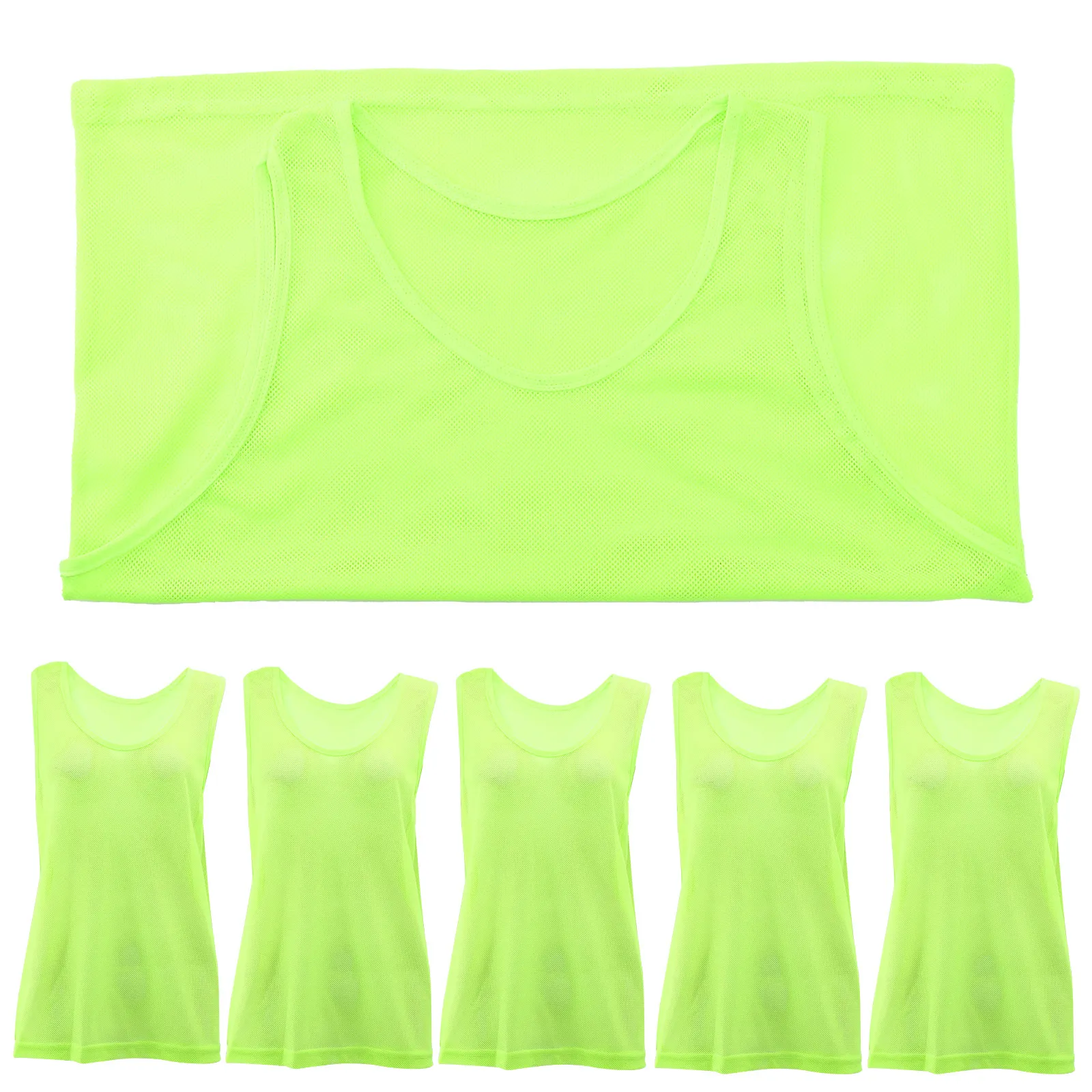 6Pcs Football Training Vests Breathable Polyester Sports Pinnies Soccer Basketball Volleyball Team Jerseys Quick-Drying Reusable
6Pcs Football Training Vests Breathable Polyester Sports Pinnies Soccer Basketball Volleyball Team Jerseys Quick-Drying Reusable