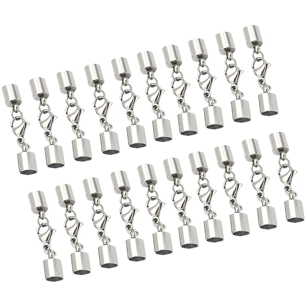 20pcs String Fastener Jewelry Accessories Durable Stainless Steel Lobster Clasp Bracelet Necklace Silver Color DIY Craft
20pcs String Fastener Jewelry Accessories Durable Stainless Steel Lobster Clasp Bracelet Necklace Silver Color DIY Craft