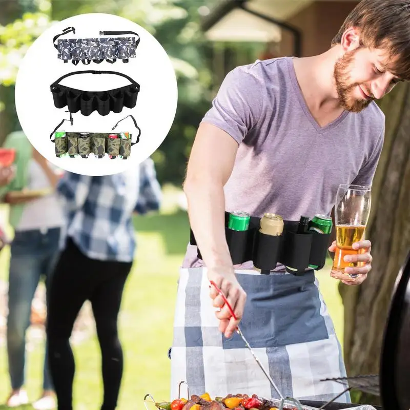 Beer Holder Belt Oxford Cloth Beer Belt Holder Beer Waist Holder Securely Holds 6 Cans Adjustable Waist Pack Bag For Men Women
Beer Holder Belt Oxford Cloth Beer Belt Holder Beer Waist Holder Securely Holds 6 Cans Adjustable Waist Pack Bag For Men Women