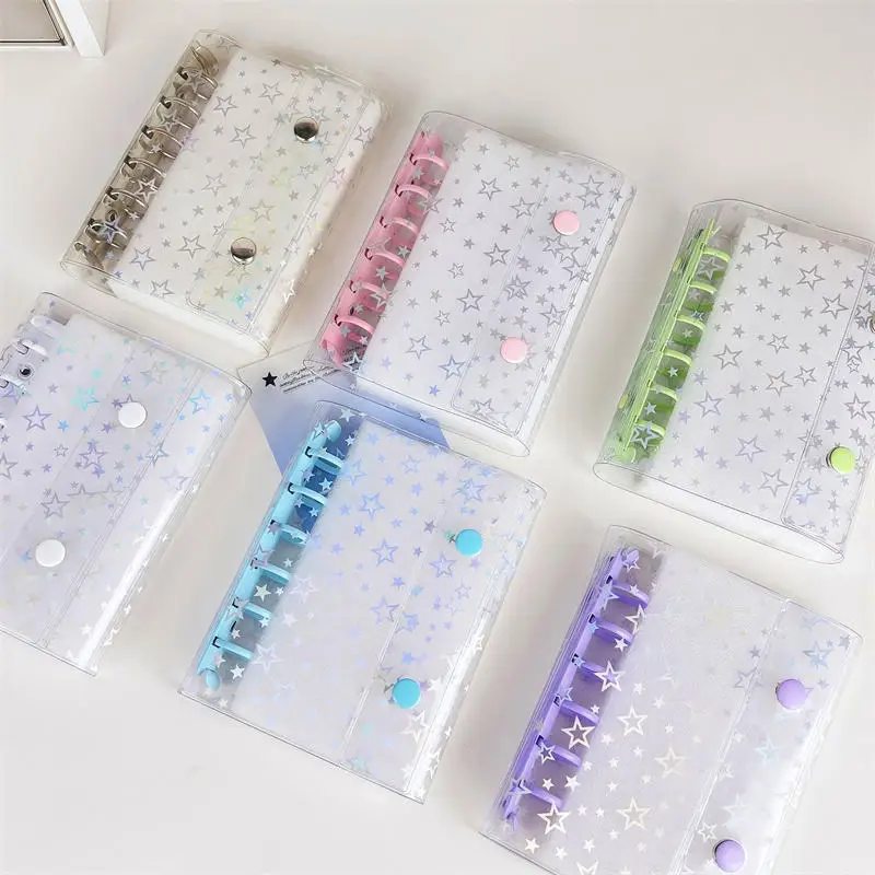 A7 Size Glitter Stationery Binder Notebook Shell Pocket Notepads DIY Postcards Collect Portable Hand Account Book Shell
A7 Size Glitter Stationery Binder Notebook Shell Pocket Notepads DIY Postcards Collect Portable Hand Account Book Shell