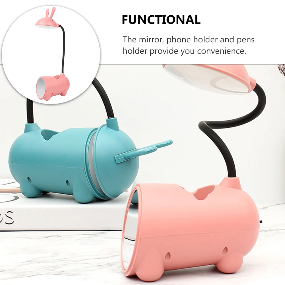 1Pcs USB Charging Adjustable Touch Control Table Lamp Rabbit Pen Holder Mirror Reading Desk Lamp Pen Holder Reading Lamps
1Pcs USB Charging Adjustable Touch Control Table Lamp Rabbit Pen Holder Mirror Reading Desk Lamp Pen Holder Reading Lamps