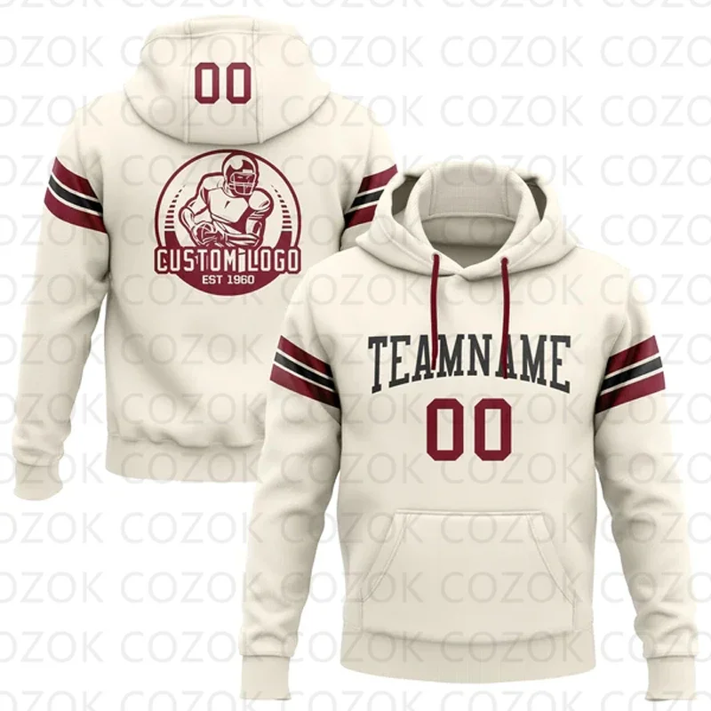 Customized Hoodie Cream Colour Jersey 3D Printed Unisex Pullovers Hoodie Casual Sweatshirts
Customized Hoodie Cream Colour Jersey 3D Printed Unisex Pullovers Hoodie Casual Sweatshirts