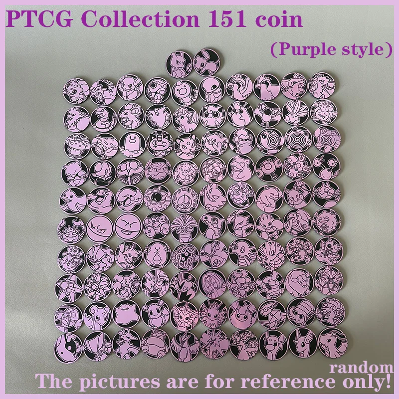 Pkm 151 Psychic Type Purple Coin Collection Set Official PTCG Limited Edition Commemorative Coins Rare Collectors Display Gift
Pkm 151 Psychic Type Purple Coin Collection Set Official PTCG Limited Edition Commemorative Coins Rare Collectors Display Gift