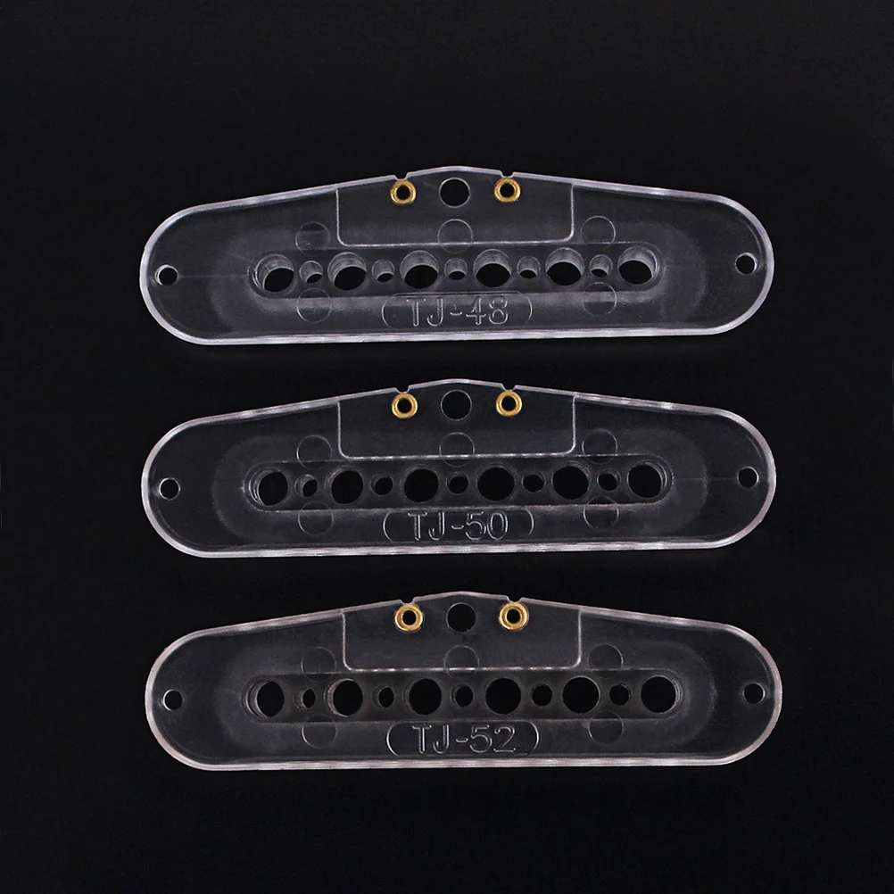 3Pcs Transparent Humbucker Pickup Bobbin Screw Side Sturdy Pickup Makers Guitar Parts 48 50 52mm High Quality Humbucker Bobbin
3Pcs Transparent Humbucker Pickup Bobbin Screw Side Sturdy Pickup Makers Guitar Parts 48 50 52mm High Quality Humbucker Bobbin