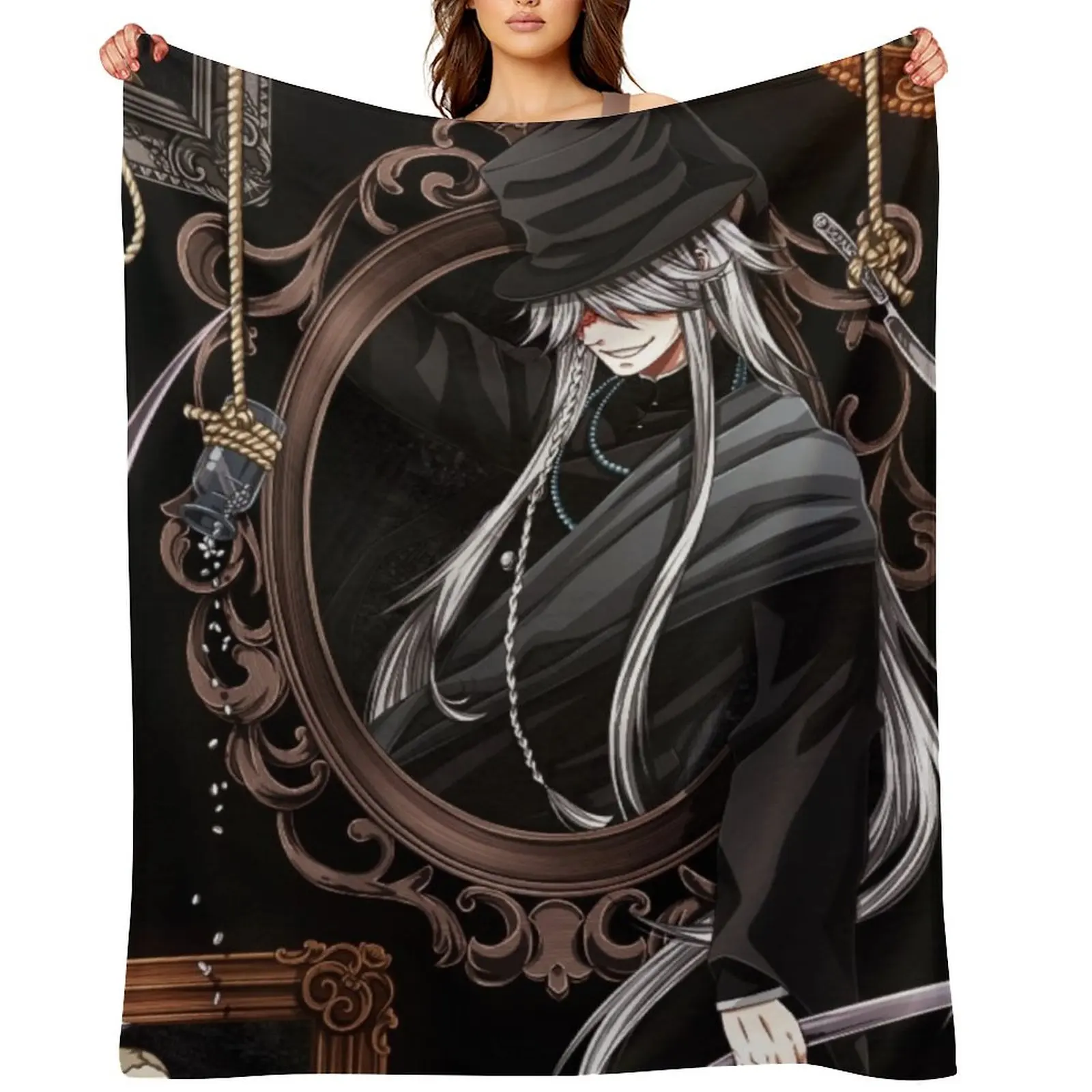 Undertaker black butler Throw Blanket Bed covers Shaggy Blankets Sofas Of Decoration Picnic Blankets
Undertaker black butler Throw Blanket Bed covers Shaggy Blankets Sofas Of Decoration Picnic Blankets