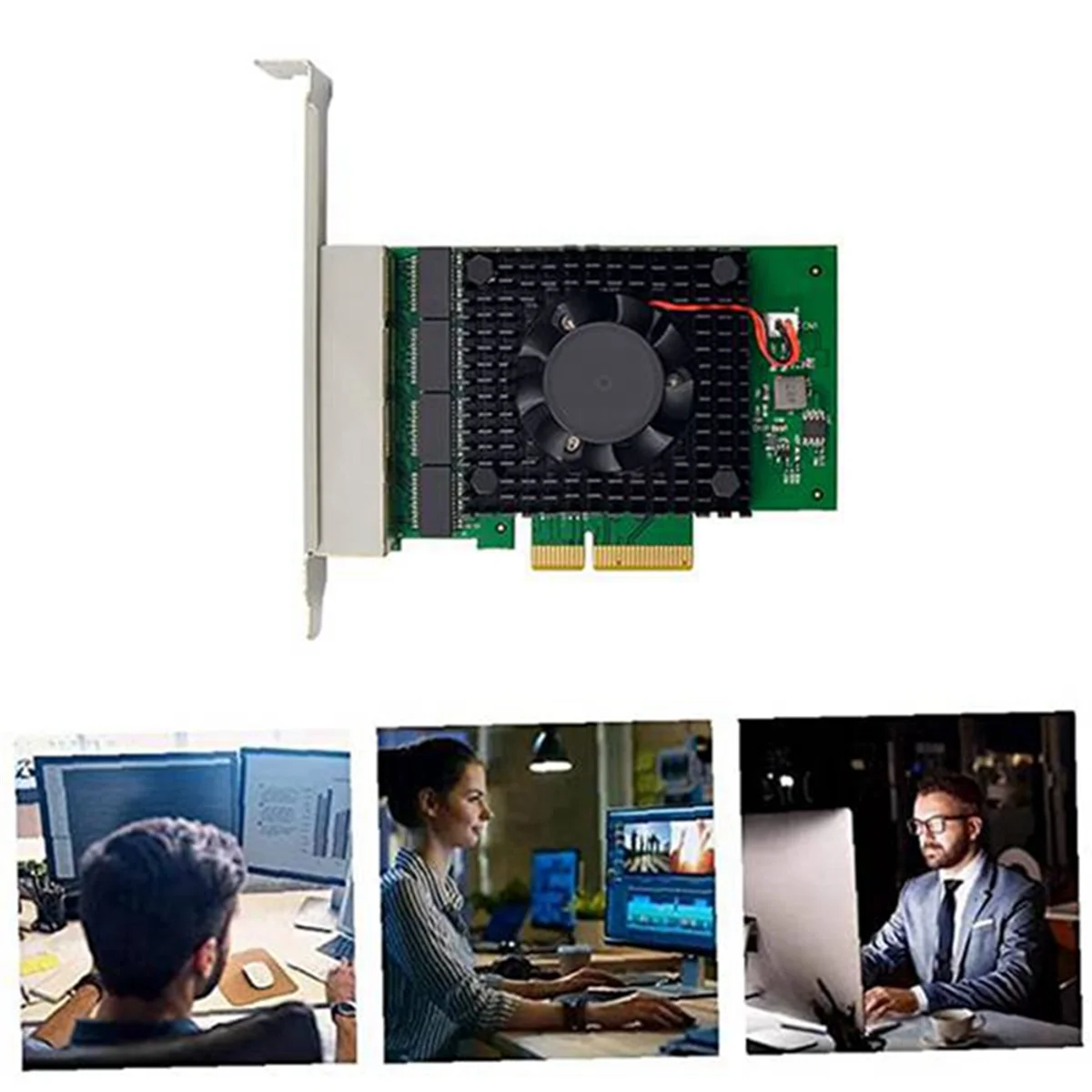 Серверная сетевая карта ATP-I225 V PCI E X4, 4-портовая серверная сетевая карта 2,5G, гигабитная игровая сетевая карта I225
Серверная сетевая карта ATP-I225 V PCI E X4, 4-портовая серверная сетевая карта 2,5G, гигабитная игровая сетевая карта I225
