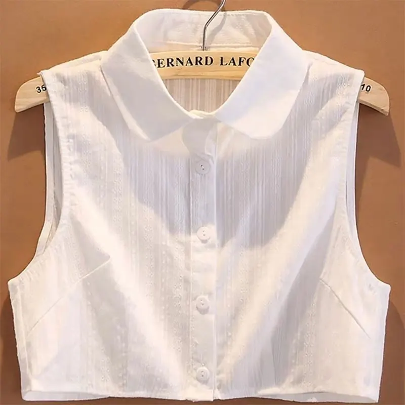 Женские рубашки с искусственным воротником, модные дышащие съемные воротники с воротником-стойкой, подходящие для деловой и повседневной одежды
Женские рубашки с искусственным воротником, модные дышащие съемные воротники с воротником-стойкой, подходящие для деловой и повседневной одежды