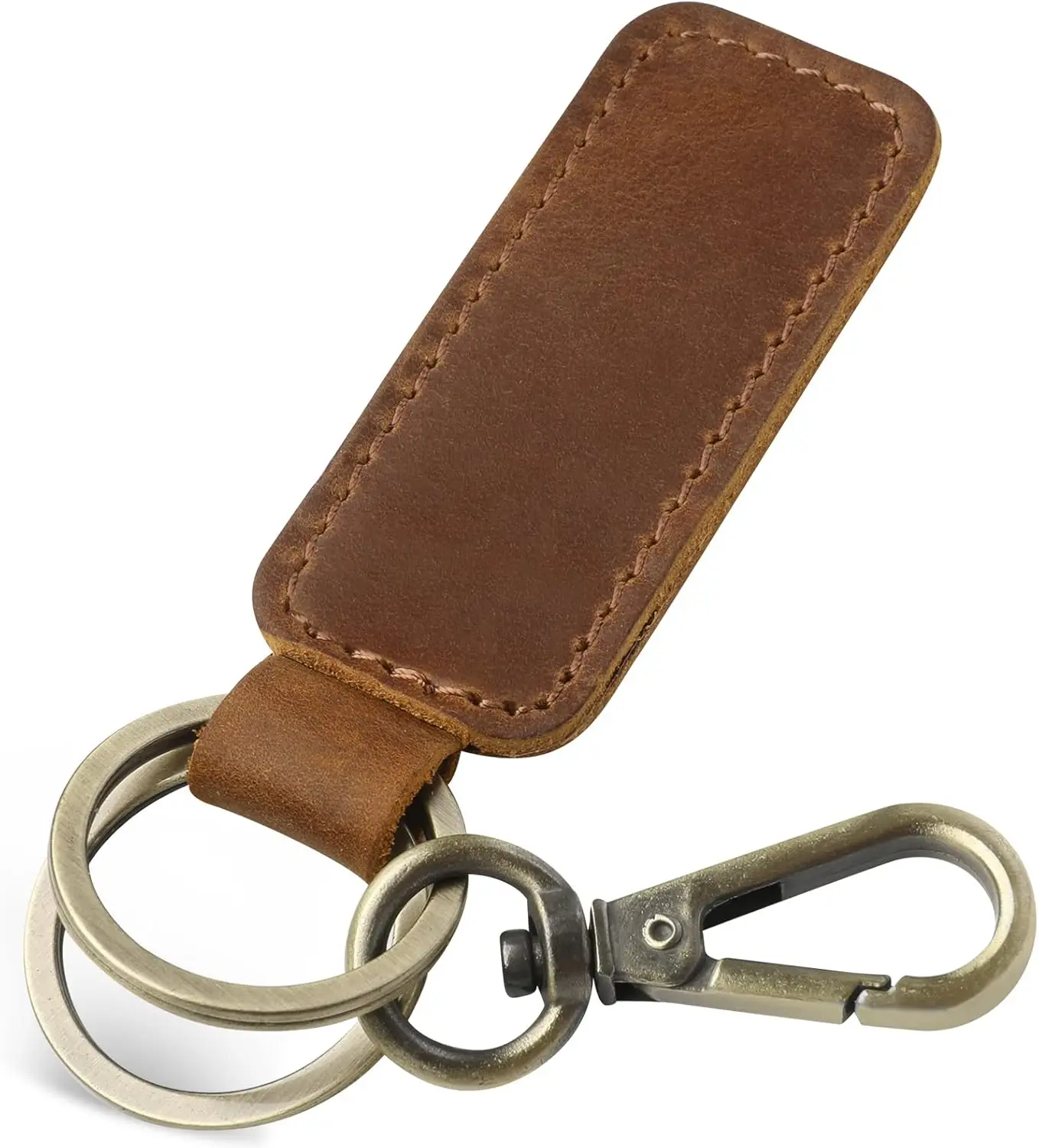 Jack&Chris Genuine Leather Car Keychain, Universal Key Fob Keychain, Leather Key Chain Holder for Men and Women, JC306
Jack&Chris Genuine Leather Car Keychain, Universal Key Fob Keychain, Leather Key Chain Holder for Men and Women, JC306