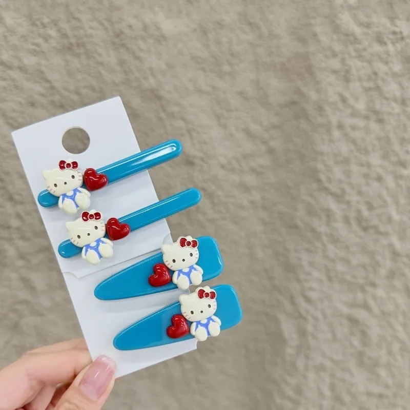 Cute Hello Kitty Love Side Clip Hair Ornament Age Reducing Blue One Word Clip Hairpin Sweet Shattered Hairpin Clip Wholesale
Cute Hello Kitty Love Side Clip Hair Ornament Age Reducing Blue One Word Clip Hairpin Sweet Shattered Hairpin Clip Wholesale