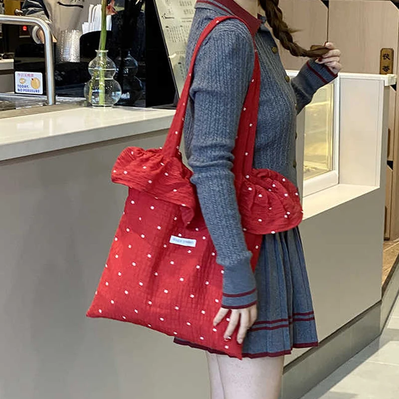 Sweet Flower Ruffled One Shoulder Bags for Women Summer New Mesh Chiffon Handbags Large Capacity Beach Travel Tote Bag
Sweet Flower Ruffled One Shoulder Bags for Women Summer New Mesh Chiffon Handbags Large Capacity Beach Travel Tote Bag