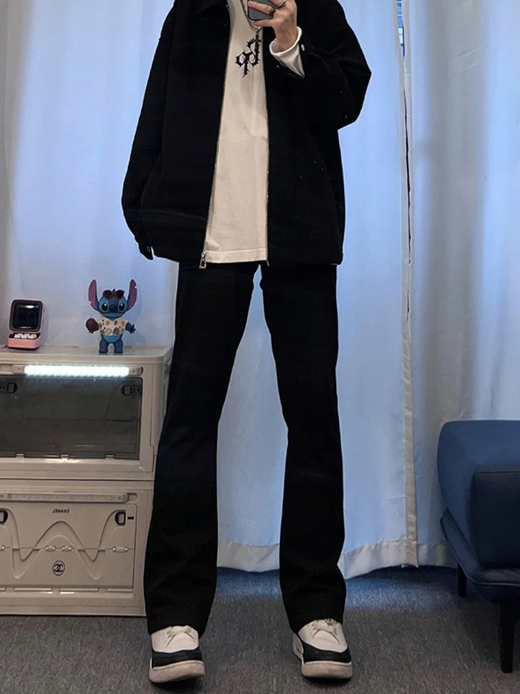 Мужские джинсы Slim Fit с прямыми штанинами, черные, молодежные, повседневные, длинные брюки, износостойкие, водоотталкивающие
Мужские джинсы Slim Fit с прямыми штанинами, черные, молодежные, повседневные, длинные брюки, износостойкие, водоотталкивающие
