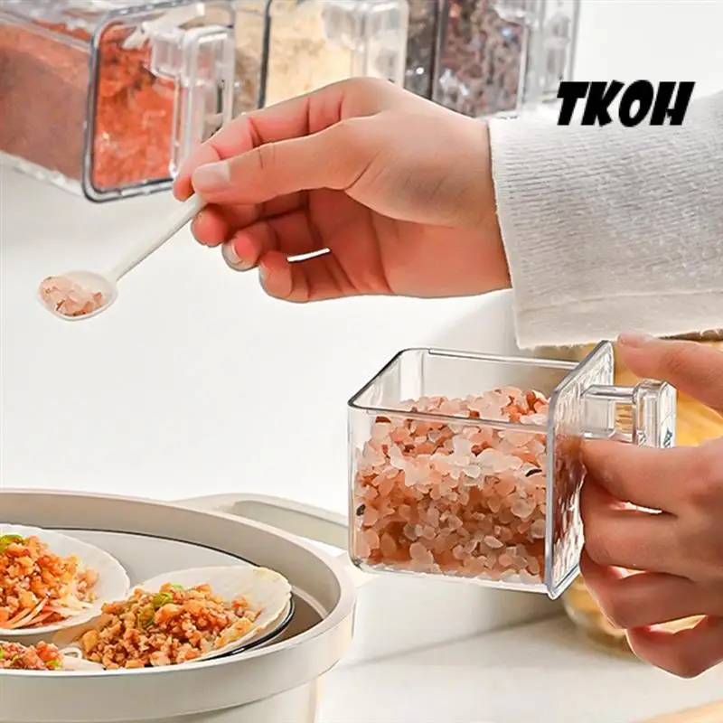 TKOH-домашняя настенная коробка для приправ, кухонная многосеточная интегрированная банка для приправ, пылезащитная коробка для хранения приправ
TKOH-домашняя настенная коробка для приправ, кухонная многосеточная интегрированная банка для приправ, пылезащитная коробка для хранения приправ