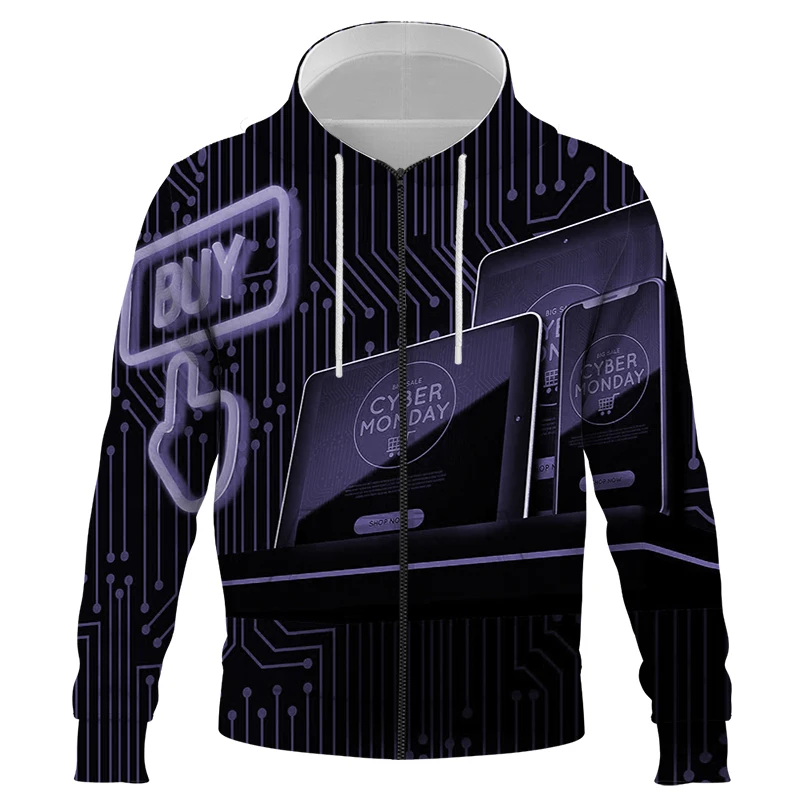 2021 Fashion Trendy Hooded Computer graphics Zipper Hoodie Women Men Sweatshirt Tops 3D Print Casual Pullover Clothes
2021 Fashion Trendy Hooded Computer graphics Zipper Hoodie Women Men Sweatshirt Tops 3D Print Casual Pullover Clothes