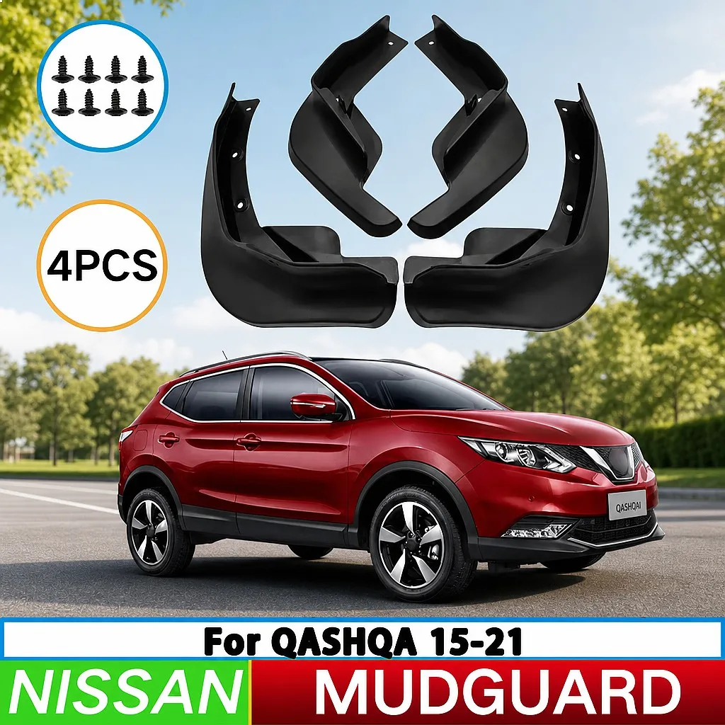 For 2015-2021 Nissan Qashqai Mud Flaps Splash Guards Front Rear Wheel Fender 4pcs
For 2015-2021 Nissan Qashqai Mud Flaps Splash Guards Front Rear Wheel Fender 4pcs