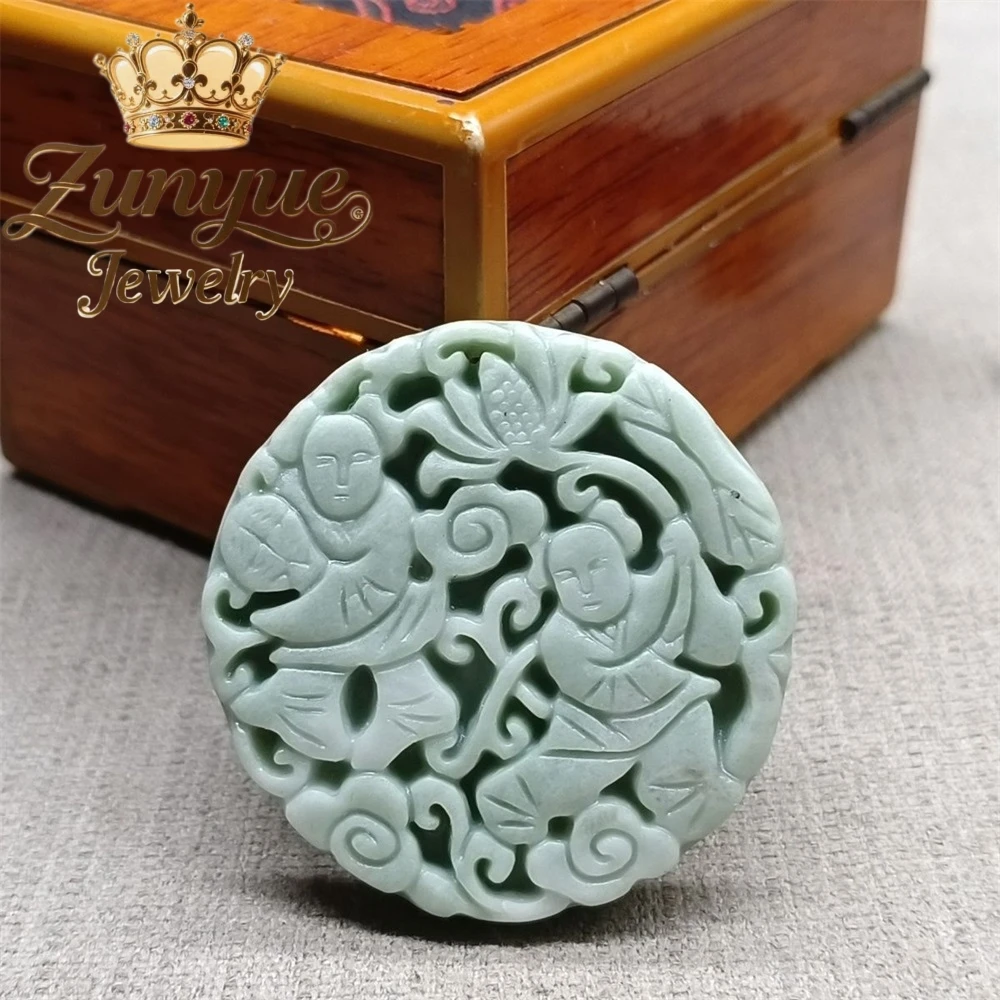 Golden Boy And Jade Girl, Jade Pendant, Pendant, Jade Accessory, Hanfu Waist Pendant, Ancient-Style Jade Pendant Fashion Jewelry
Golden Boy And Jade Girl, Jade Pendant, Pendant, Jade Accessory, Hanfu Waist Pendant, Ancient-Style Jade Pendant Fashion Jewelry