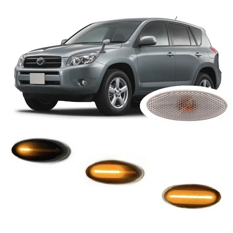 Для Toyota RAV4 Vanguard ACA3 # ALA3 # ZSA3 # GSA33 2005 - 2013 последовательная строка индикатор боковой габаритный сигнал лампа
Для Toyota RAV4 Vanguard ACA3 # ALA3 # ZSA3 # GSA33 2005 - 2013 последовательная строка индикатор боковой габаритный сигнал лампа