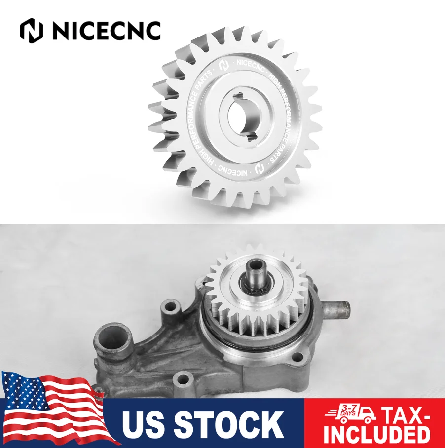 NICECNC Water Pump Drive Gear For Yamaha Raptor 700 700R 2006-2023 700R 2009 2011-2023 Aluminum Corrosion Resistance ATV Parts
NICECNC Water Pump Drive Gear For Yamaha Raptor 700 700R 2006-2023 700R 2009 2011-2023 Aluminum Corrosion Resistance ATV Parts