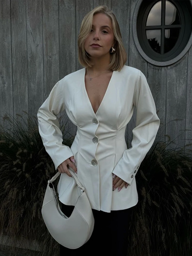 Spring New Elegant Retro Women's Jacket Pants Set Slim Fit V-neck Single Breasted Coat Tops Women Fashion Solid Color Pants Sets
Spring New Elegant Retro Women's Jacket Pants Set Slim Fit V-neck Single Breasted Coat Tops Women Fashion Solid Color Pants Sets