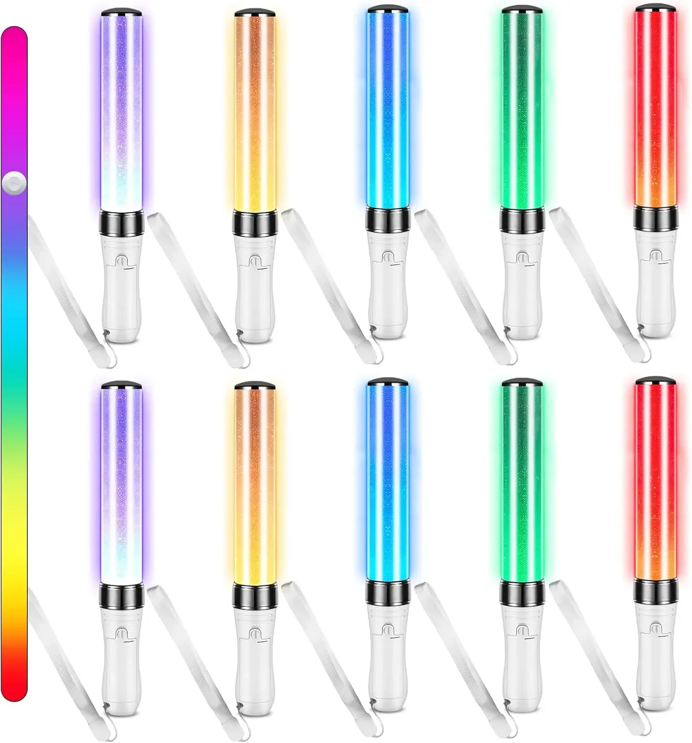 6-60PCS Lightstick Concert K-pop Glow Sticks Wedding LED Reusable Idol Concert Flashing Lightsticks Hip-hop Gift Party Favor
6-60PCS Lightstick Concert K-pop Glow Sticks Wedding LED Reusable Idol Concert Flashing Lightsticks Hip-hop Gift Party Favor