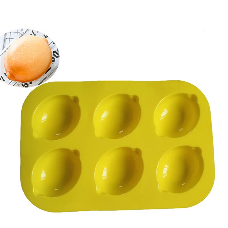 Hot Selling 6 Hole Fruit Lemon Shape Silicone Mousse Cake Mold Jelly Pudding Chocolate Mold Mousse Dessert Kitchen Baking Tools
Hot Selling 6 Hole Fruit Lemon Shape Silicone Mousse Cake Mold Jelly Pudding Chocolate Mold Mousse Dessert Kitchen Baking Tools