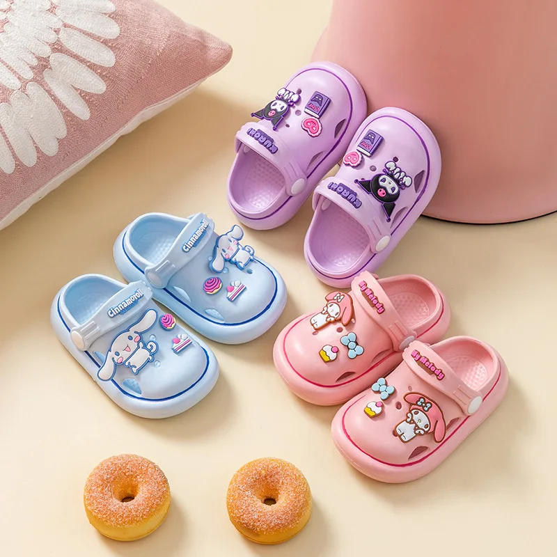 Sanrio Kuromi Hello Kitty, для мальчиков и девочек, для малышей, детские домашние Нескользящие слипоны, Симпатичные Мультяшные слипоны, для сада, бассейна, плоские комнатные тапочки
Sanrio Kuromi Hello Kitty, для мальчиков и девочек, для малышей, детские домашние Нескользящие слипоны, Симпатичные Мультяшные слипоны, для сада, бассейна, плоские комнатные тапочки