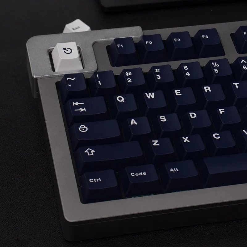 Keycap original height two color forming gradual change black and white mechanical keyboard cap
Keycap original height two color forming gradual change black and white mechanical keyboard cap