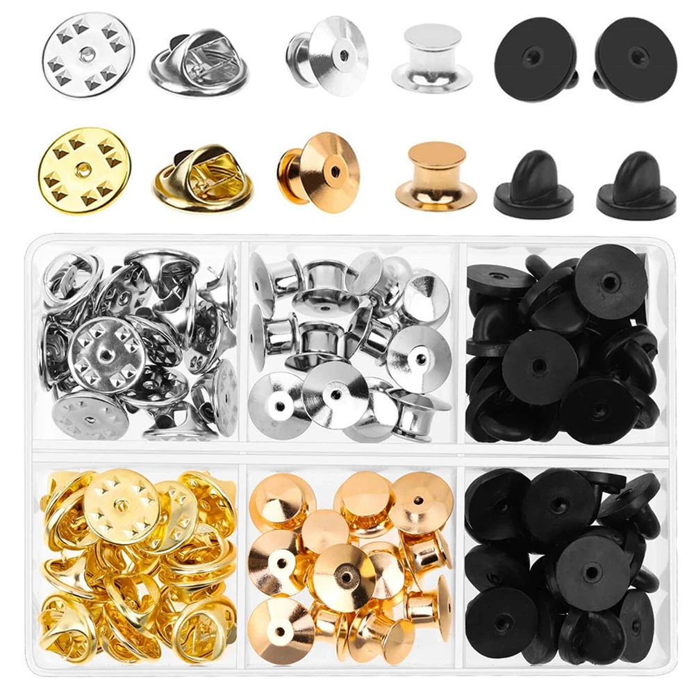 84pcs Yellow Pin Backs Metal Holder Lapel Clutch Brooch Keepers Safety Pins DIY Jewelry Making Supplies Rubber Copper Easy Use
84pcs Yellow Pin Backs Metal Holder Lapel Clutch Brooch Keepers Safety Pins DIY Jewelry Making Supplies Rubber Copper Easy Use