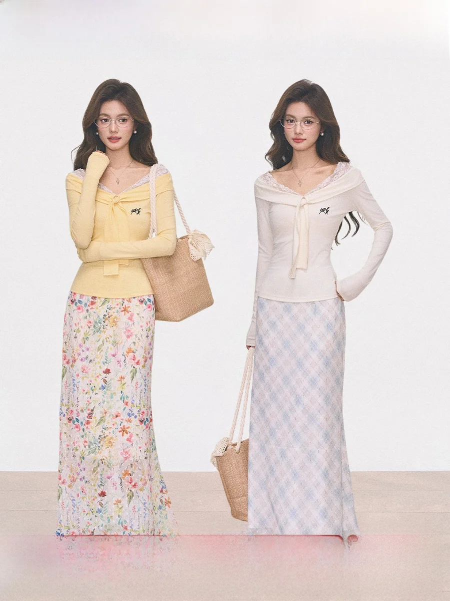 Westayone Knitted Lace Belted Top Long Sleeve Women's Dress Design Sensation Casual Fashion Set Spring Season Breathable Ligh...
Westayone Knitted Lace Belted Top Long Sleeve Women's Dress Design Sensation Casual Fashion Set Spring Season Breathable Ligh...