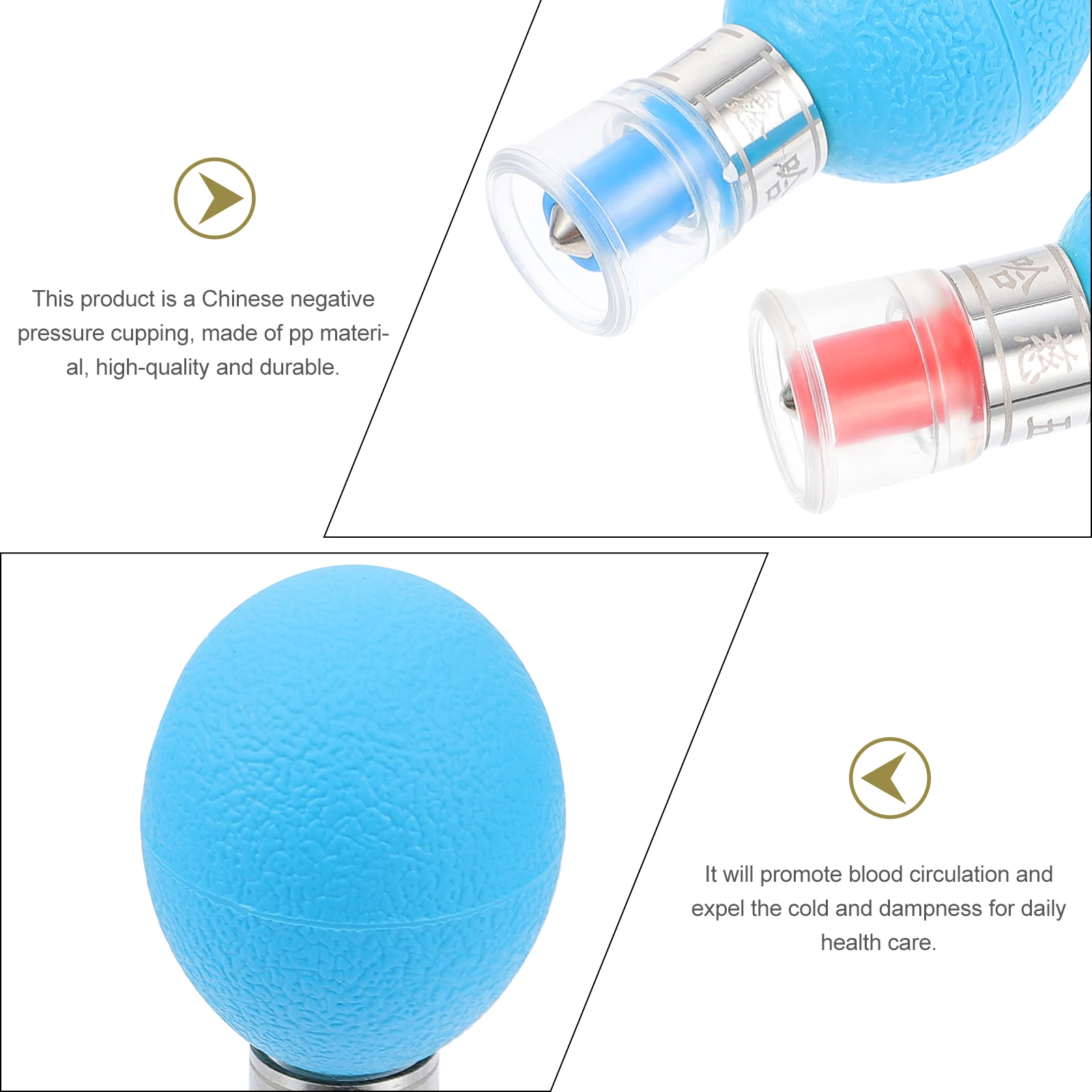 2Pcs Negative Pressure Cupping Vacuum Therapy Device PP Material Body Cupping Cups Promote Blood Circulation Home Use
2Pcs Negative Pressure Cupping Vacuum Therapy Device PP Material Body Cupping Cups Promote Blood Circulation Home Use