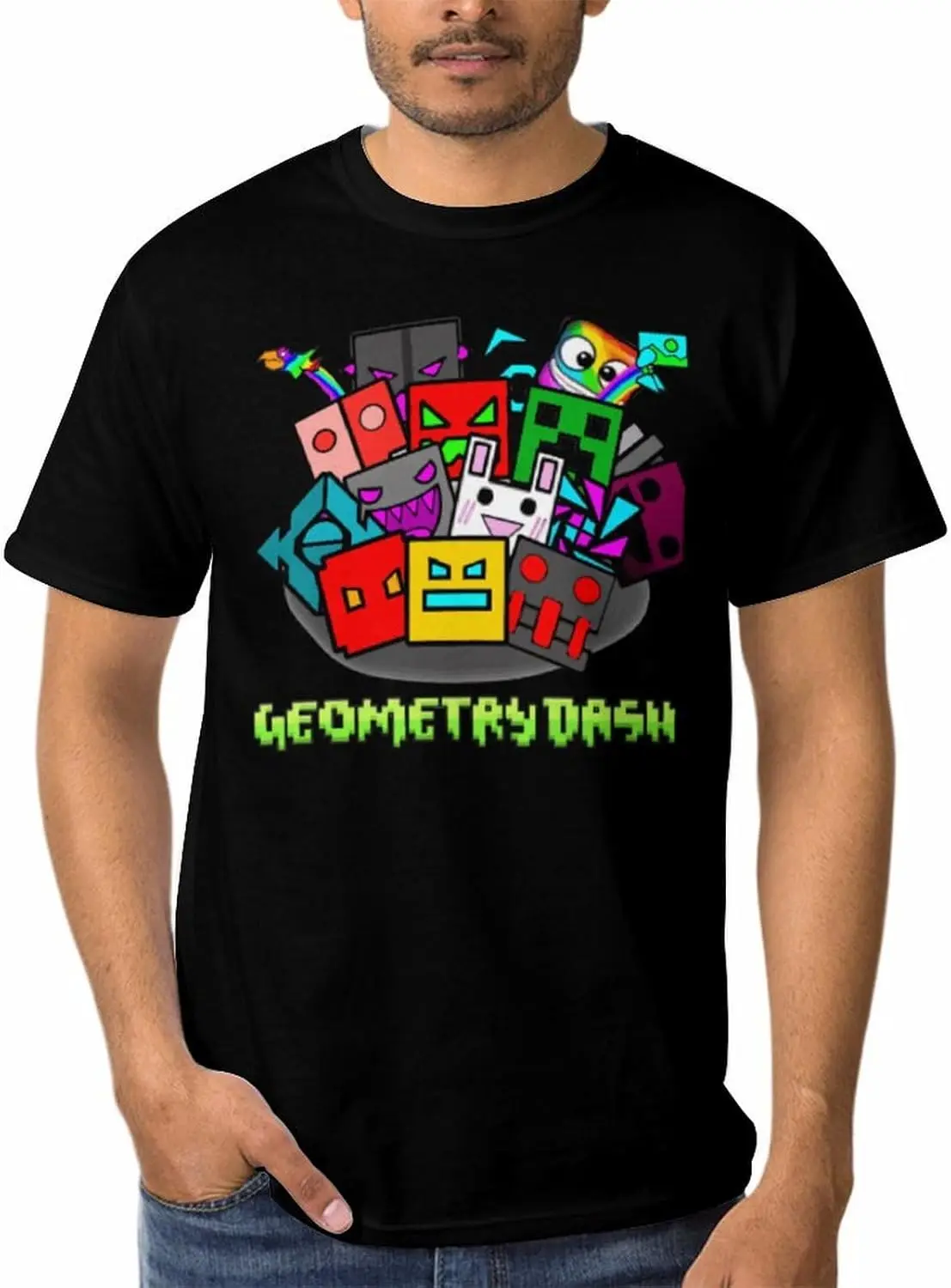 Geometry Anime and Dash Men's Casual T-Shirt Summer Fashion Short Sleeve Novelty Crewneck Top Tees
Geometry Anime and Dash Men's Casual T-Shirt Summer Fashion Short Sleeve Novelty Crewneck Top Tees
