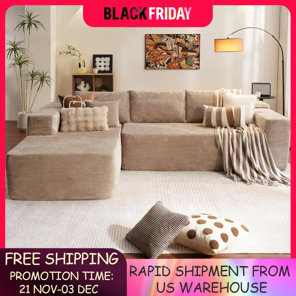 104" Sectional Couch with L-Shape Chaise,Modern Modular Sofa with Deep Seat, Upholstered Couches for Living Room Bedroom
104" Sectional Couch with L-Shape Chaise,Modern Modular Sofa with Deep Seat, Upholstered Couches for Living Room Bedroom