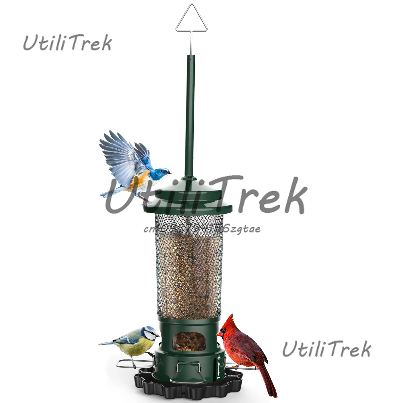 Outdoor Patio Wrought Iron Bird Feeder Hanging Hummingbird Water Feeder
Outdoor Patio Wrought Iron Bird Feeder Hanging Hummingbird Water Feeder