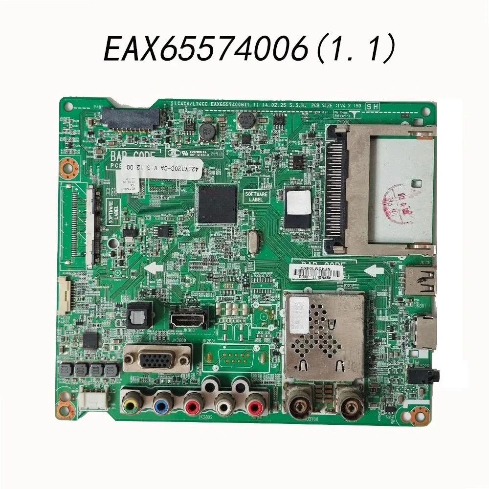 Main Board LC4CA/LT4CC EAX65574006 EAX65574006(1.1) For LG 42LY320C-CA Screen LC420DUE 49LY320C-CA LC490DUE Motherboard
Main Board LC4CA/LT4CC EAX65574006 EAX65574006(1.1) For LG 42LY320C-CA Screen LC420DUE 49LY320C-CA LC490DUE Motherboard