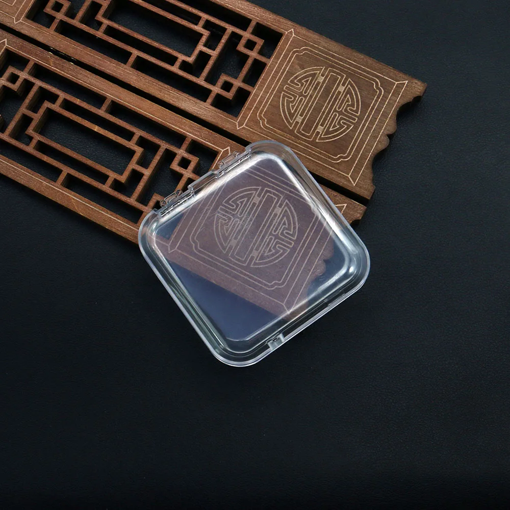 2 шт., прозрачная пластиковая коробка для упаковки ювелирных изделий с откидной крышкой, квадратная большая коробка для хранения с одним отделением, инструмент для хранения рукоделия 
2 шт., прозрачная пластиковая коробка для упаковки ювелирных изделий с откидной крышкой, квадратная большая коробка для хранения с одним отделением, инструмент для хранения рукоделия