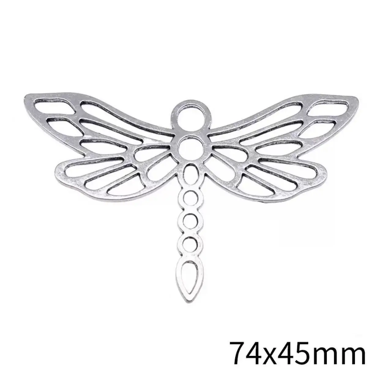 5pcs 74x45mm (big size)Tibetan Silver Alloy metal dragonfly hollow pendants for jewelry making HW2850
5pcs 74x45mm (big size)Tibetan Silver Alloy metal dragonfly hollow pendants for jewelry making HW2850