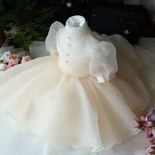 Baby Girls Christmas Dress Short Sleeve Toddler Newborn Lace Princess Ball Gown 1 Year Old Birthday Party New Year Costume
Baby Girls Christmas Dress Short Sleeve Toddler Newborn Lace Princess Ball Gown 1 Year Old Birthday Party New Year Costume