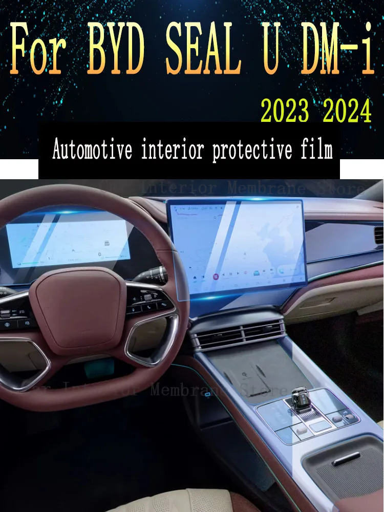 For BYD SEAL U DM-i 2023 2024 Gearbox Panel Navigation Screen Automotive Interior TPU Protective Film Cover Anti-Scratch Sticker
For BYD SEAL U DM-i 2023 2024 Gearbox Panel Navigation Screen Automotive Interior TPU Protective Film Cover Anti-Scratch Sticker