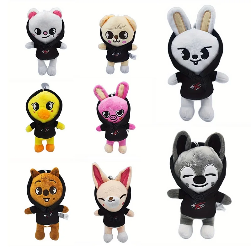 Skzoo plush toy Kawaii cute plush cartoon stuffed animal humanoid doll wearing clothes brown bear doll children's toy
Skzoo plush toy Kawaii cute plush cartoon stuffed animal humanoid doll wearing clothes brown bear doll children's toy