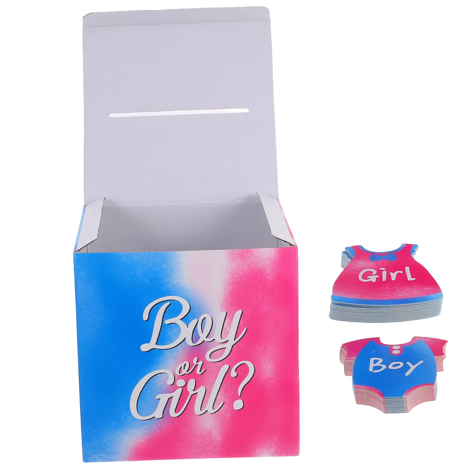 61Pcs Gender Reveal Party Voting Box Baby Shower Decorations Game Kit Boy Or Girl Baby Gender Reveal Games Guests Entertainment
61Pcs Gender Reveal Party Voting Box Baby Shower Decorations Game Kit Boy Or Girl Baby Gender Reveal Games Guests Entertainment