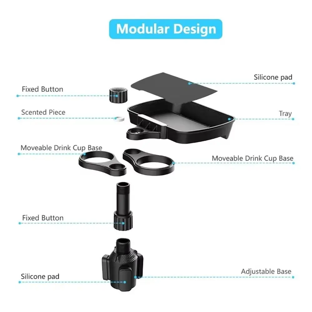 Universal 360° Rotation Car Dual Cup Holder Stable Multifunctional Auto Food Tray Durable Car Organizer Holder
Universal 360° Rotation Car Dual Cup Holder Stable Multifunctional Auto Food Tray Durable Car Organizer Holder