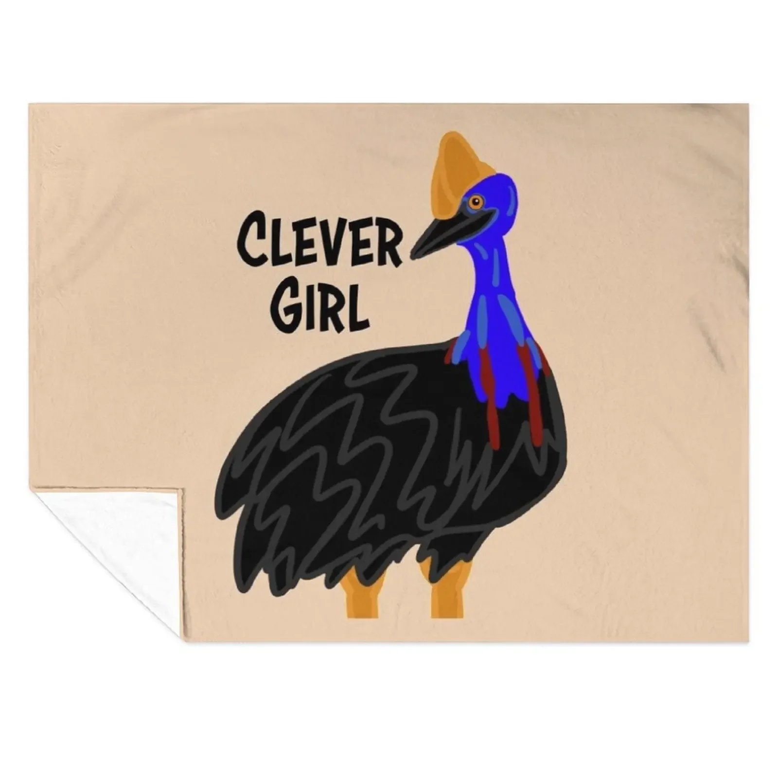 Clever Girl. Cassowary - Cartoon Throw Blanket for babies Warm Blankets Sofas Of Decoration Blankets For Sofas Blankets
Clever Girl. Cassowary - Cartoon Throw Blanket for babies Warm Blankets Sofas Of Decoration Blankets For Sofas Blankets