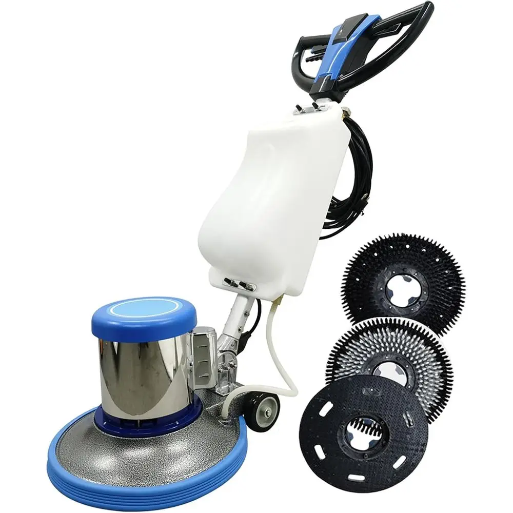 Commercial Industrial Floor Scrubber Polisher 17" Heavy-Duty Buffer Machine for Hardwood, Marble, Epoxy & Carpet 1100W Low-Noise
Commercial Industrial Floor Scrubber Polisher 17" Heavy-Duty Buffer Machine for Hardwood, Marble, Epoxy & Carpet 1100W Low-Noise