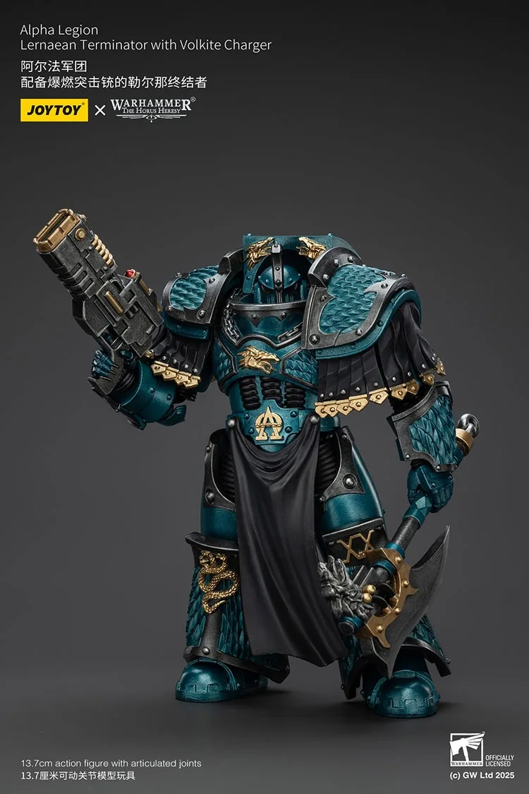 JOYTOY Warhammer «Хранители Гора» Alpha Legion Lernaean Терминатор с зарядным устройством Volkite, фигурки, коллекционная модель куклы
JOYTOY Warhammer «Хранители Гора» Alpha Legion Lernaean Терминатор с зарядным устройством Volkite, фигурки, коллекционная модель куклы