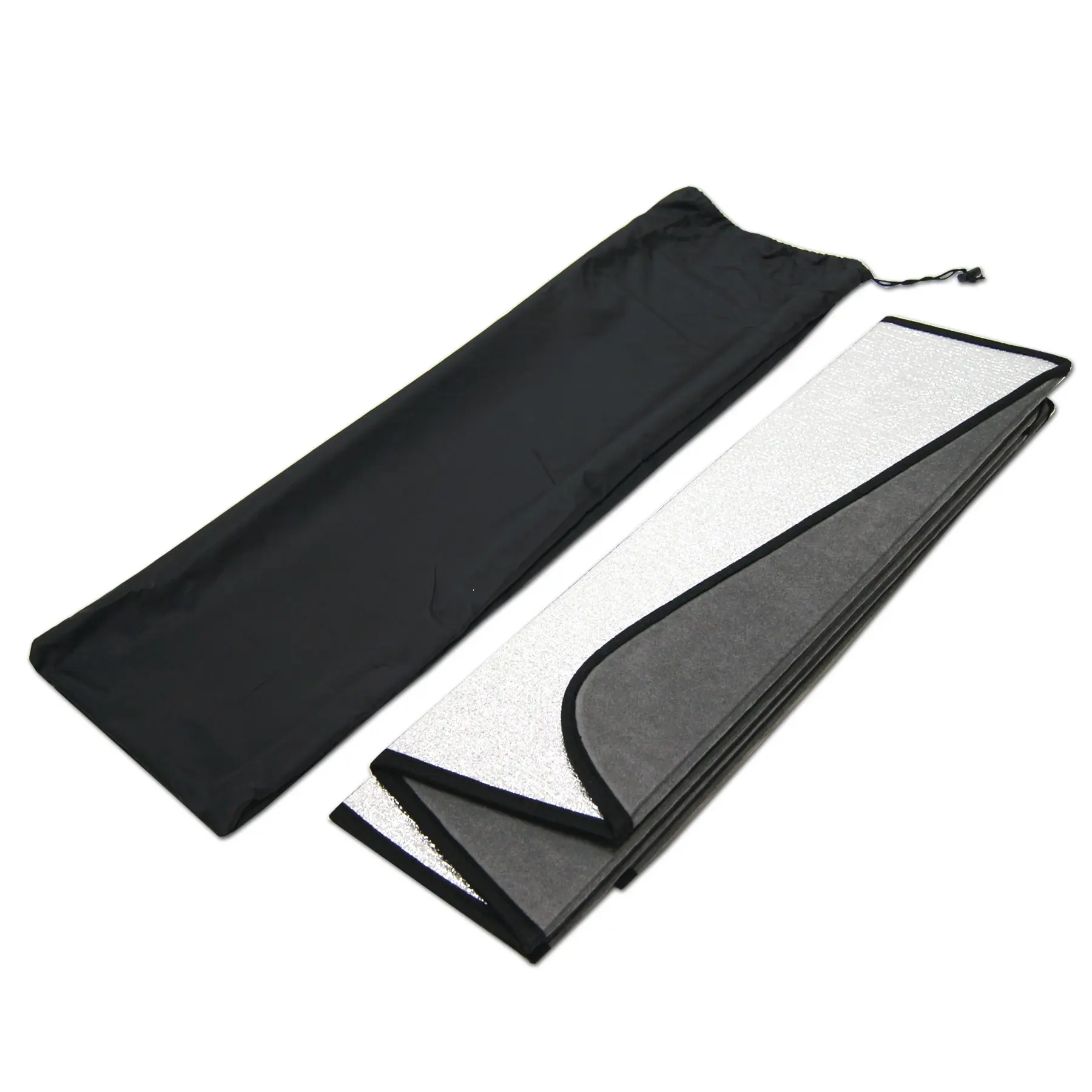 Custom Fit Accordion Fold Car Windshield Sunshade For Sedan Models | Reflective Silver Grey 1 Piece Set With Storage Bag
Custom Fit Accordion Fold Car Windshield Sunshade For Sedan Models | Reflective Silver Grey 1 Piece Set With Storage Bag