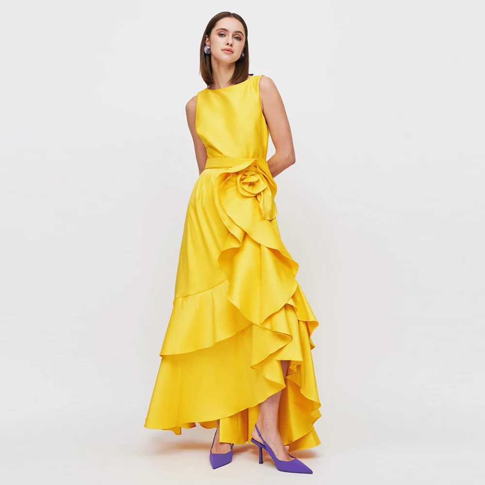 Serendipity Evening Dresses فساتين سهرة Elegant A-Line Ruffles O-neck Tiered High-low Cocktail Prom Gown For Sexy Women
Serendipity Evening Dresses فساتين سهرة Elegant A-Line Ruffles O-neck Tiered High-low Cocktail Prom Gown For Sexy Women