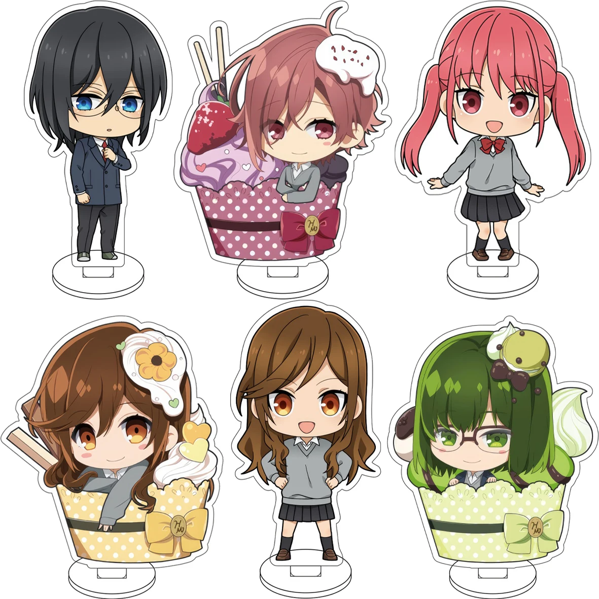 10CM Anime Horimiya: The Missing Pieces Cos Hori Kyoko Miyamura Izumi Ayasaki Remi Figure Acrylic Stand Cute Ornaments Gifts
10CM Anime Horimiya: The Missing Pieces Cos Hori Kyoko Miyamura Izumi Ayasaki Remi Figure Acrylic Stand Cute Ornaments Gifts