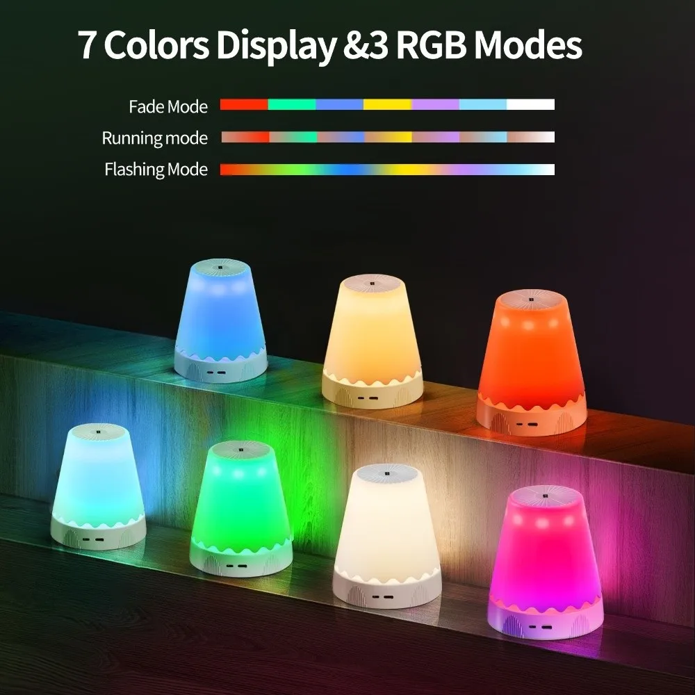 Rechargeable RGB LED Night Lamp Creative Adjustable Hand Gesture Sensor Light Home Decor Gesture Control Room Bedside Lamp
Rechargeable RGB LED Night Lamp Creative Adjustable Hand Gesture Sensor Light Home Decor Gesture Control Room Bedside Lamp