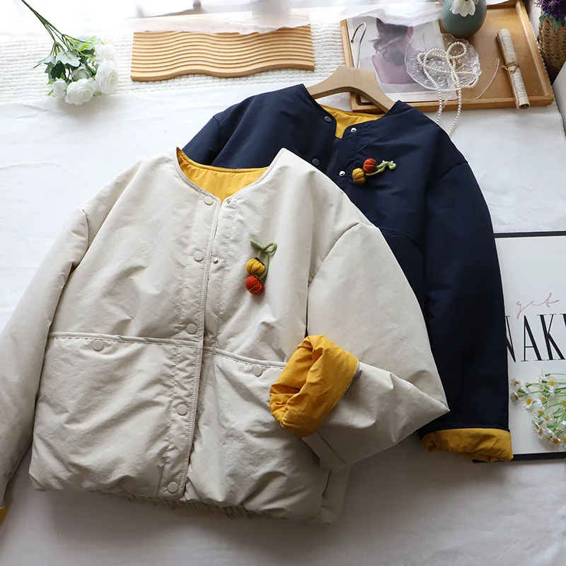 Faionable Round Ne Color Blo Thiened Cotton Jaet Женская легкая универсальная зимняя верхняя одежда Age-Defng Design
Faionable Round Ne Color Blo Thiened Cotton Jaet Женская легкая универсальная зимняя верхняя одежда Age-Defng Design