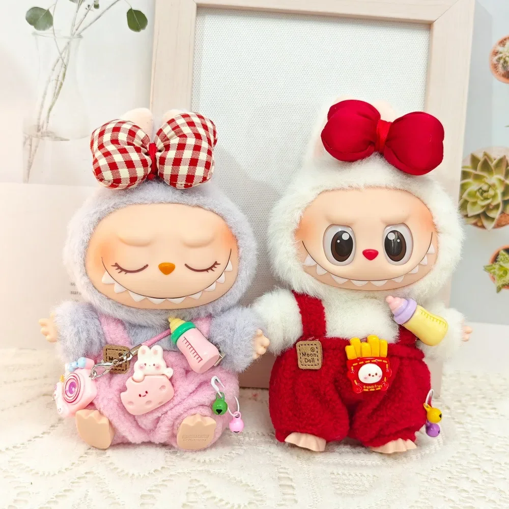 For 15-17cm Labubu Outfit Accessoriesand 10cm Kpop Exo Cotton Doll Sweet Bottle Overalls SuiMini Doll'S Clothes Gift
For 15-17cm Labubu Outfit Accessoriesand 10cm Kpop Exo Cotton Doll Sweet Bottle Overalls SuiMini Doll'S Clothes Gift