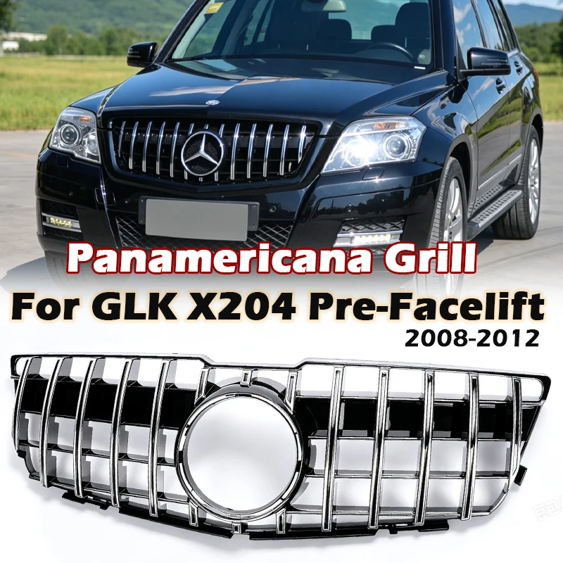 Panamericana GT Grille Chrome Black Mesh Racing Grill For Mercedes Benz GLK X204 Pre-Facelift Pre-LCI 2008-2012 280 350 4MATIC
Panamericana GT Grille Chrome Black Mesh Racing Grill For Mercedes Benz GLK X204 Pre-Facelift Pre-LCI 2008-2012 280 350 4MATIC